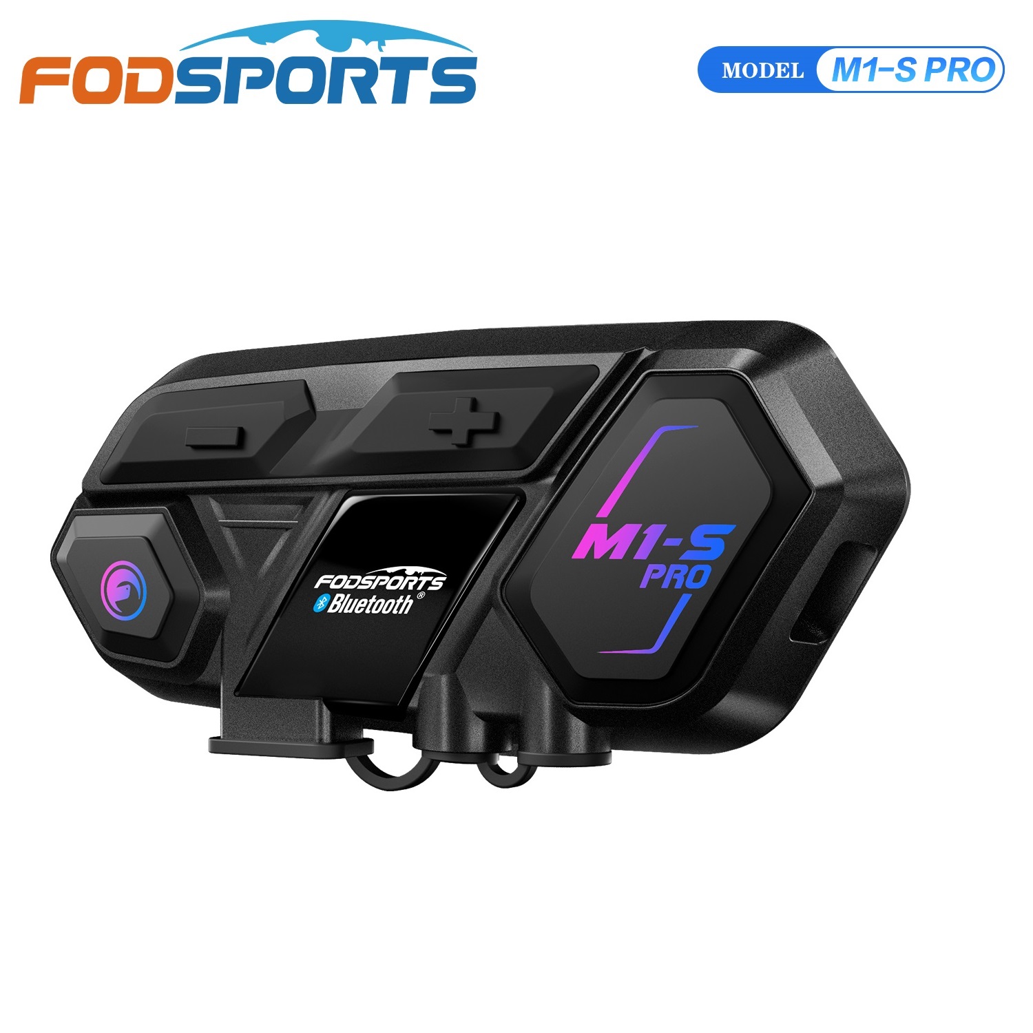 Full Face Motorcycle Helmet With Bluetooth - Fodsports M1-S Pro ชุดหูฟังบลูทูธสำหรับหมวกกันน็อคมอเตอร์ไซค์, อินเตอร์คอมไร้สาย, รองรับผู้ใช้งาน