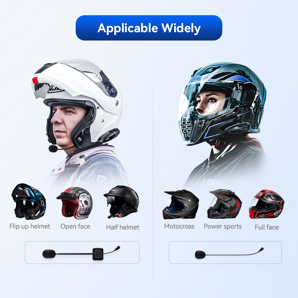 LEXIN-G2 ชุดหูฟังอินเตอร์คอมรถ - Universal Motorcycle Helmet Intercom Headset บทวิจารณ์และราคา