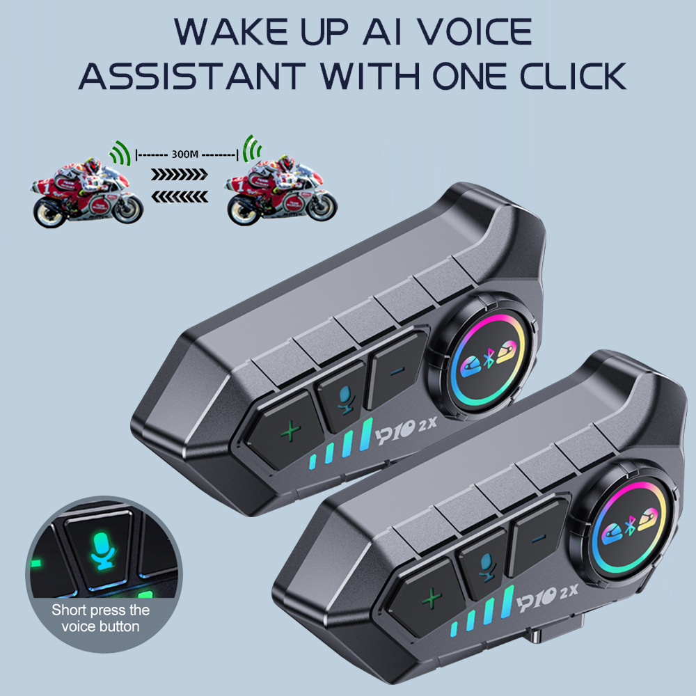 Y10 2x รถจักรยานยนต์ชุดหูฟังบล - Full Face Motorcycle Helmet With Bluetooth บทวิจารณ์และราคา