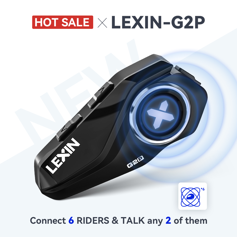 Lexin G2P รถจักรยานยนต์ชุดหูฟั - Full Face Motorcycle Helmet With Bluetooth บทวิจารณ์และราคา