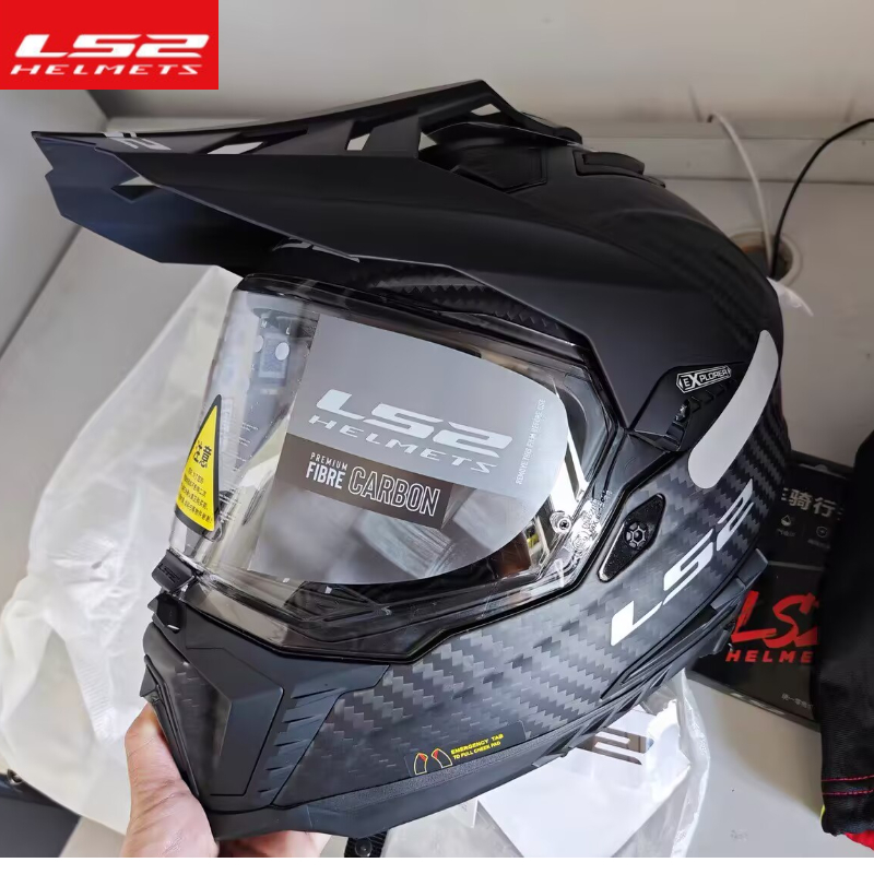 LS2 MX701 คาร์บอนไฟเบอร์น้ำหนั - Carbon Fiber Lightweight Motorcycle Helmet บทวิจารณ์และราคา