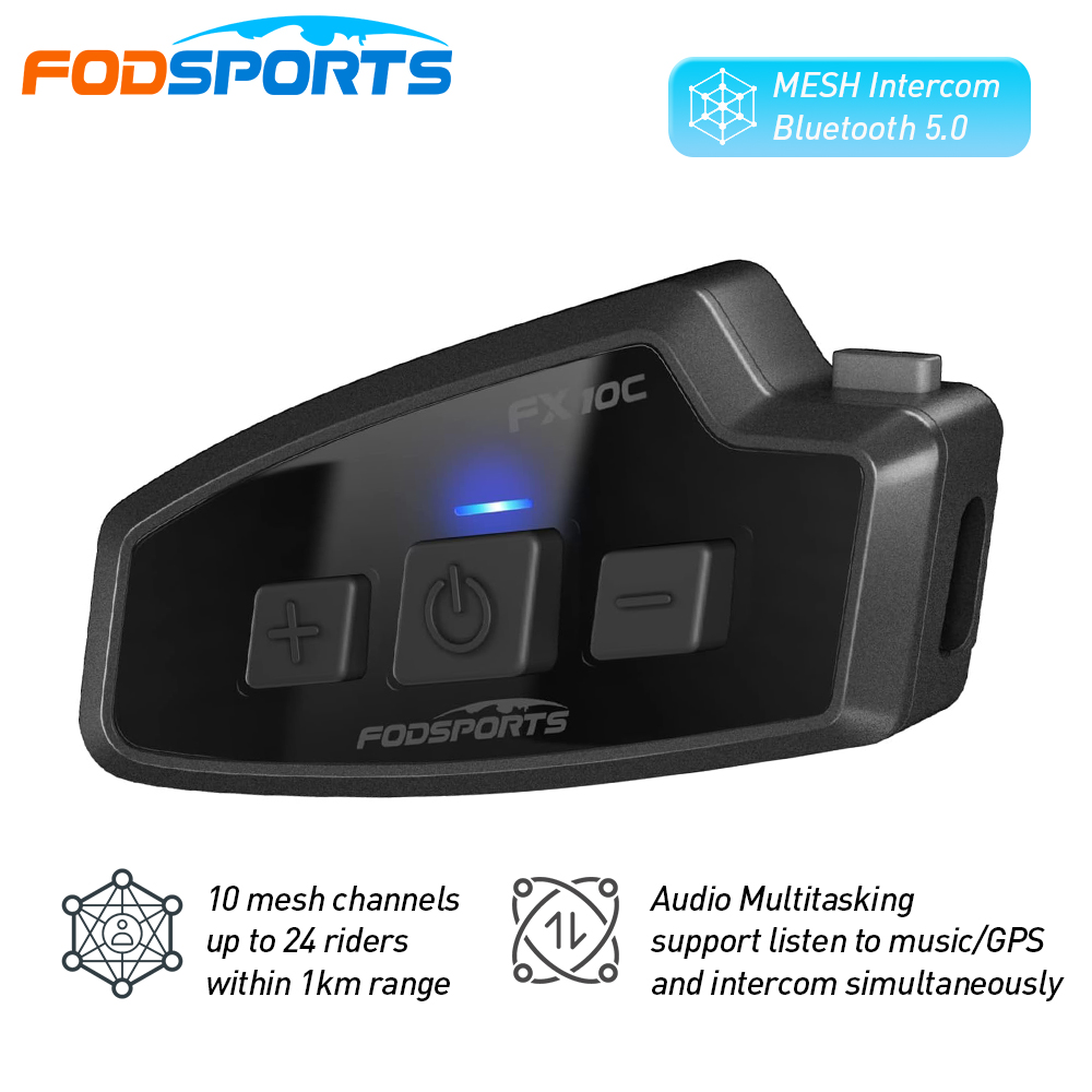 Fodsports FX 10C รถจักรยานยนต์ - Full Face Motorcycle Helmet With Bluetooth บทวิจารณ์และราคา